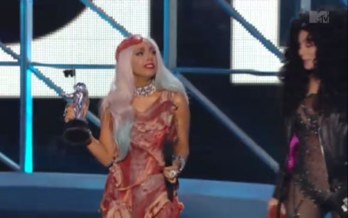 lady gaga's dress last night