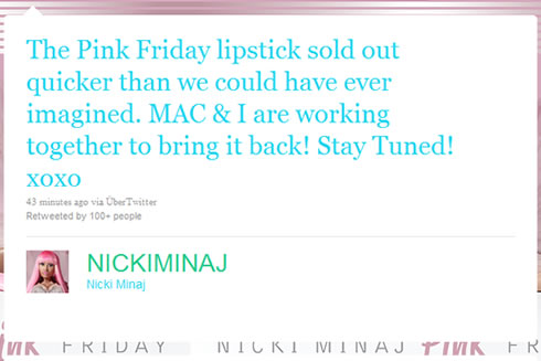 Nicki Minaj#39;s Pink Friday MAC nicki minaj pink friday dress. Nicki Minaj#39;s Pink Friday MAC