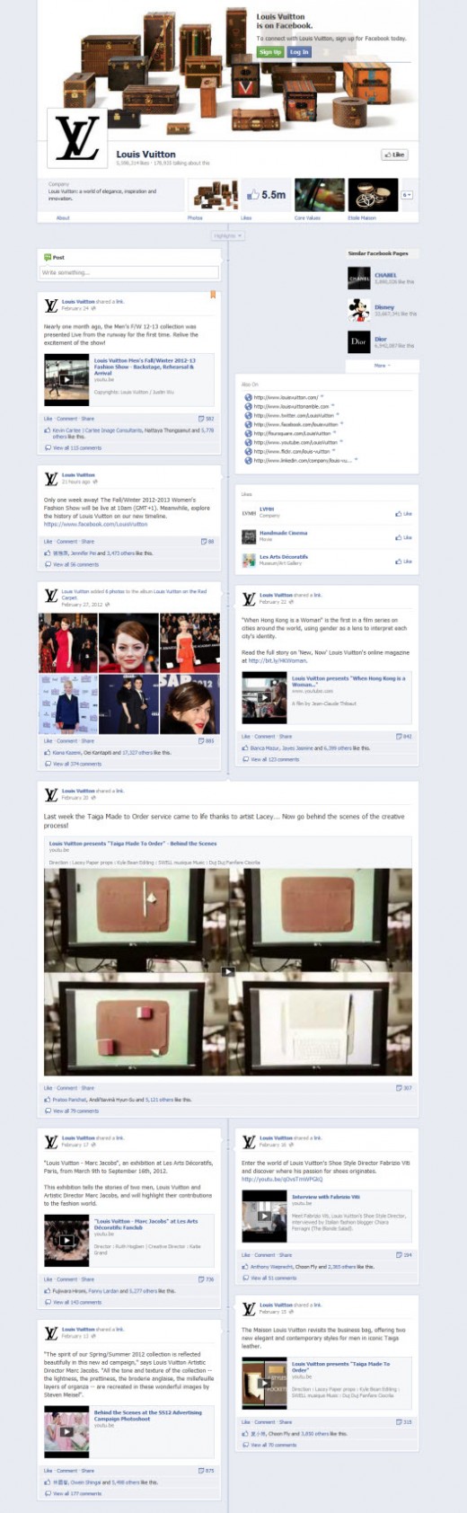 5 Facebook Timelines from Trendsetting Fashion Pages | Signature9