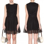 What to Wear With Carvens Black Cutout Eyelet Dress